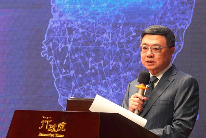 行政院长卓荣泰28日提到，是否用「台湾名义」举办国际性重要赛事，引发讨论。（王英豪摄）