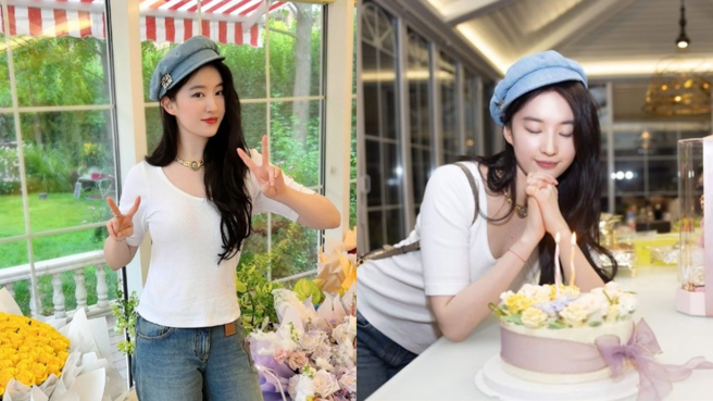 刘亦菲8月25日刚庆祝37岁生日。（图／翻摄自刘亦菲 IG）