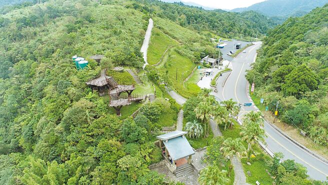 宜兰县设置3处可看到日本与那国岛的眺望据点，石牌县界公园眺望设施工程预计明年9月底前竣工。图为石牌县界公园。（宜兰县政府提供／李忠一宜兰传真）