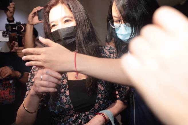 议员应晓薇遭北检声押禁见（郭吉铨摄）。