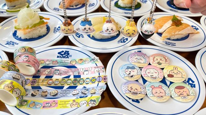 藏寿司宣布，因广受民眾好评，《吉伊卡哇》联名活动将提前至9月2日结束。（图／藏寿司提供）