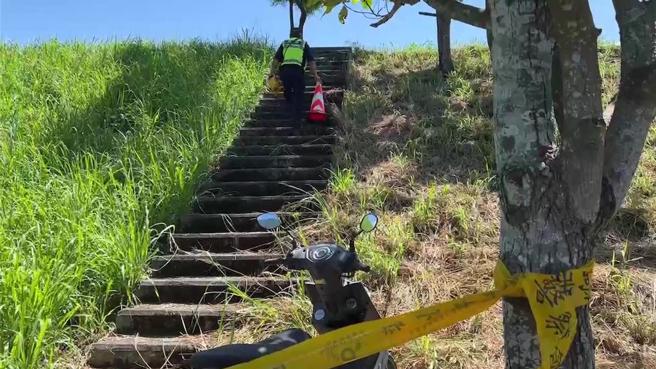 台东陈姓妇女昨晚陈尸在自家农田。（读者提供／蔡旻妤台东传真）