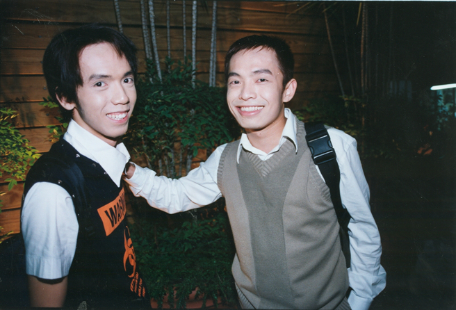 大炳（右）2012年病逝，享年37岁。（图／中时资料照）