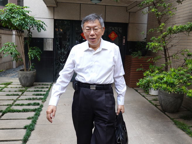 民眾黨主席柯文哲。（姚志平攝）