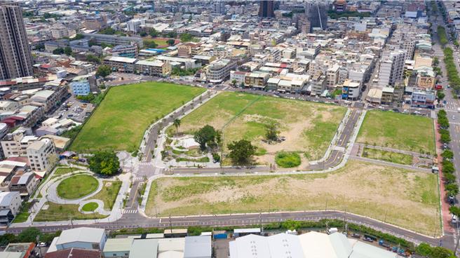 台中市大里联合行政中心盖不盖，多名市议员要求市府说清楚。图为15期重划区。（市府提供）