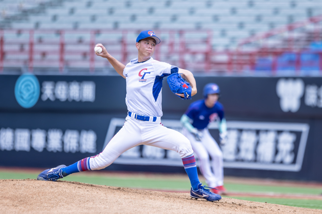 U18亞青中華隊投手哀宥宇。（資料照，中華棒協提供）