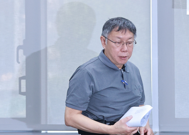 民眾黨主席柯文哲。（資料照，羅永銘攝）