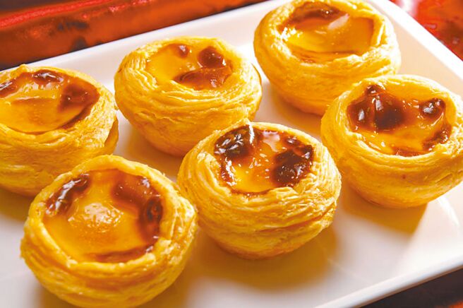 OKmart「哈燒熱點」中的「經典葡式蛋塔」，39元。（OKmart提供）