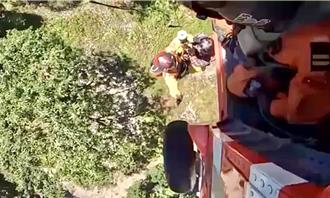 攀中央山脈南三段遇溪水暴漲險斷炊    黑鷹直升機一次救出7山友