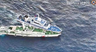 40艘中國船截堵 菲律賓向仙賓礁運送補給宣告失敗