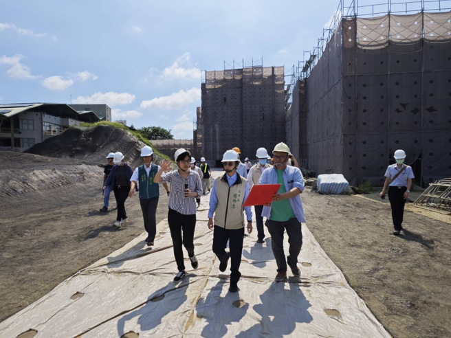 赵卿惠副市长表示，完工招生后能提升区域内教育资源，促进沙崙绿能科学城的全面发展。（照片/臺南市政府教育局提供）