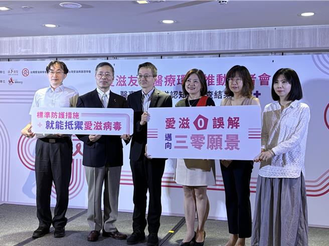 台灣愛滋病學會與台灣愛滋病護理學會今（30）公布調查結果，我國有85％醫事人員不清楚U=U定義，顯示仍需加強醫事人員對愛滋的正確認知。（李念庭攝）