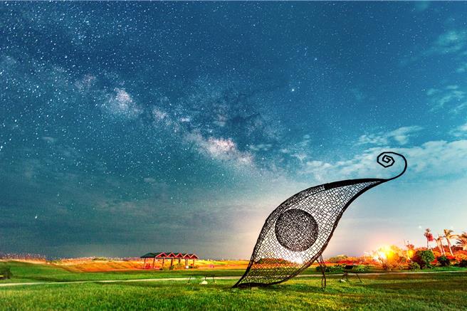 台东最美星空系列的加路兰银河星空。（台东县政府提供）