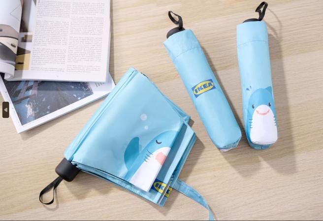 IKEA「超集玩家」集点活动开跑，有鲨鲨折迭伞等限量好礼可兑换。（IKEA提供）