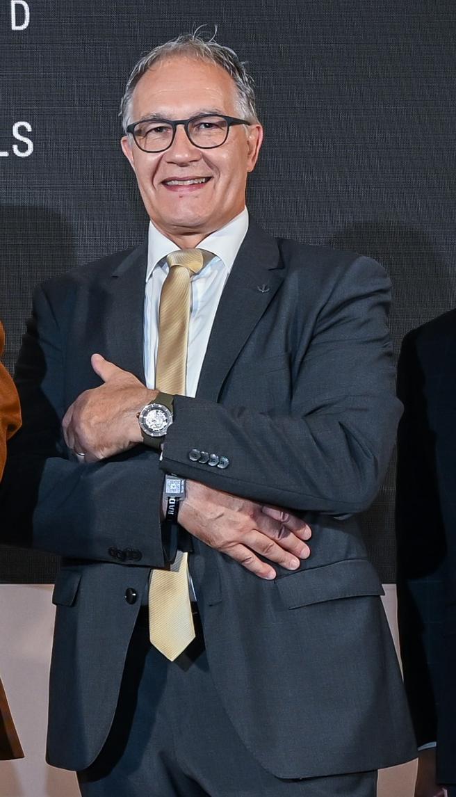 雷達表（RADO）總裁Adrian Bosshard訪台接受專訪。（石智中攝）