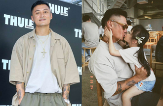 余文乐与4岁女抱坐大腿秀父爱 「嘴对嘴亲吻」照引发网战 