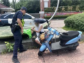 台中2起老翁騎車迷途   警扮人肉導航系統引導返家