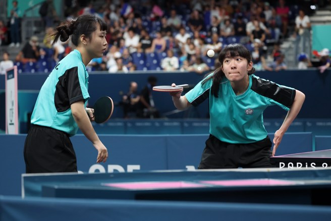 田晓雯(左)、林姿妤。(体育署提供)