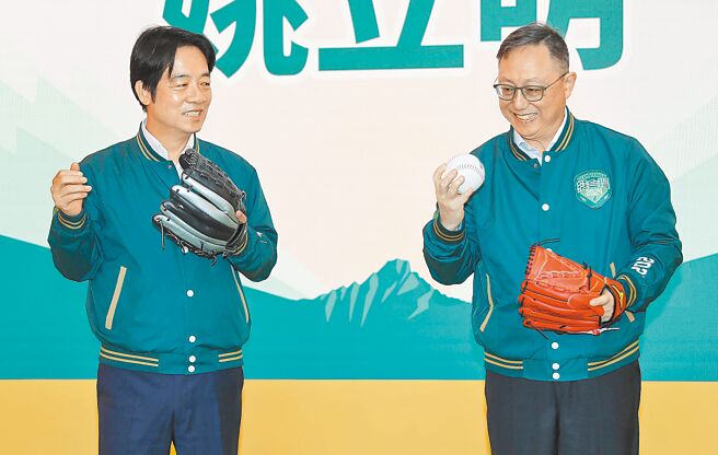 国会观察文教基金会董事长姚立明被提名为司法院副院长。图为2023年姚立明担任赖清德竞总主任委员时与赖合影。（本报资料照片）