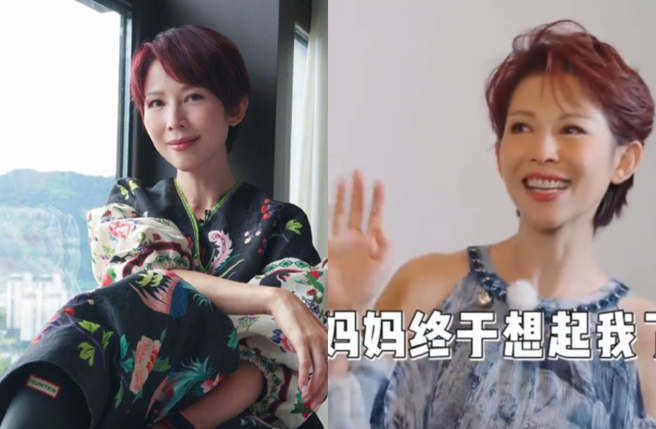 蔡少芬自爆曾丢失2次女儿。（图／微博 蔡少芬、北岛）