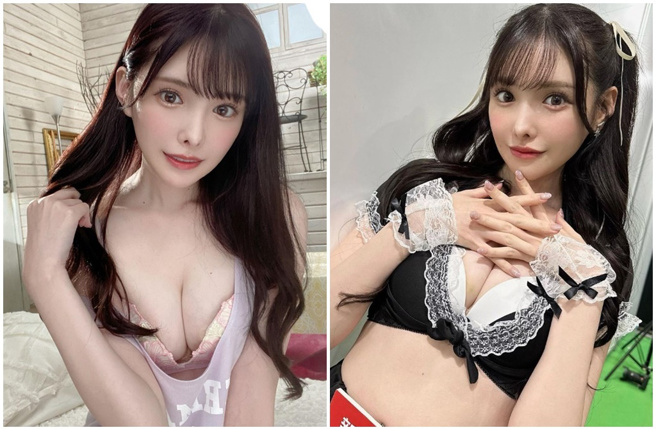 AV女优新有菜有「第一美腿」封号。（图／arina_arata2  Instagram）