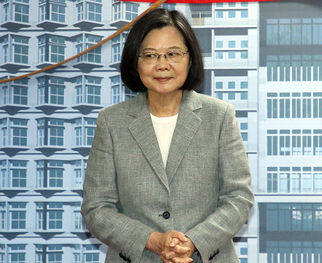 前总统蔡英文。（中时资料照，赵双杰摄）