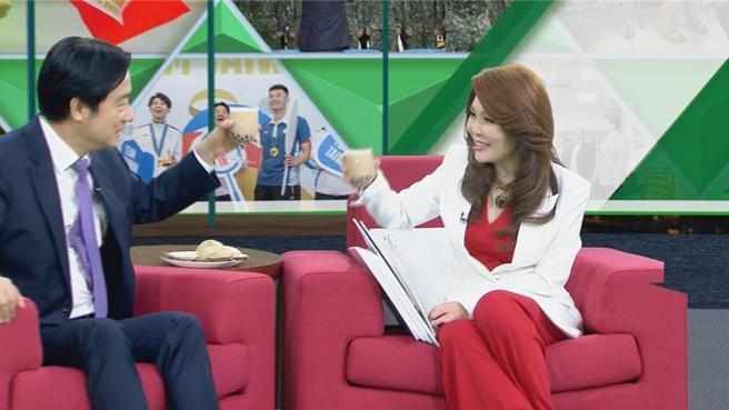 总统赖清德1日接受媒体专访。（年代电视）