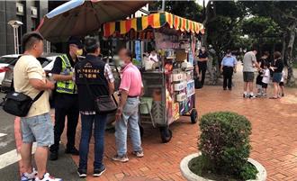 台中知名廣場違規擺攤干擾民眾休憩空間 遭罰30萬