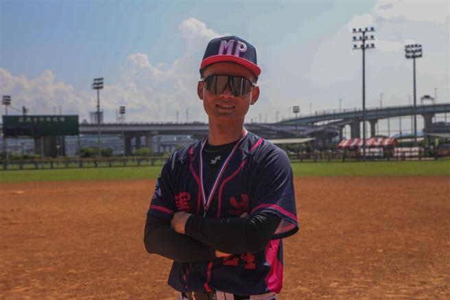 宪兵第204指挥部人事士徐智豪上士。（记者林睿奕摄）