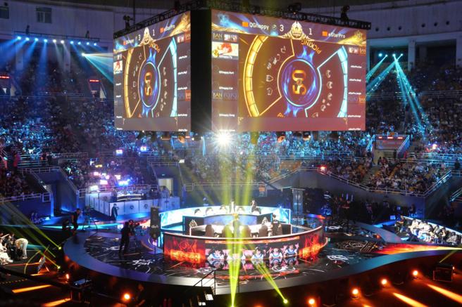 《王者荣耀》是第18届亚运会电子竞技的表演项目。（图／新华社） 