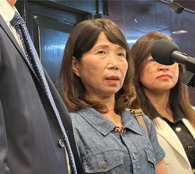 民眾党立委陈昭姿。（杨亚璇摄）