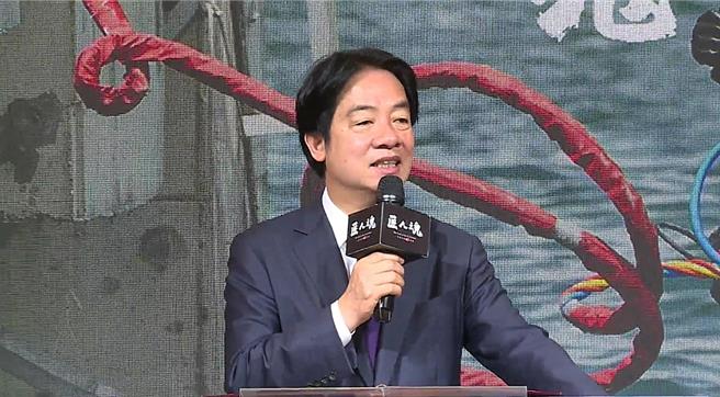 出席「水下銲匠」影片發布，賴清德期許國軍展現匠人精神和氣魄。（總統府提供）