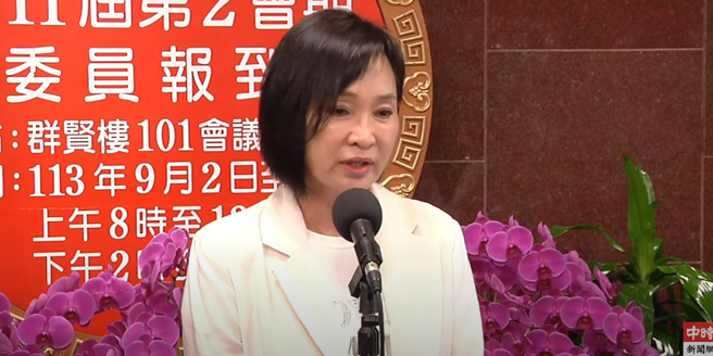 國民黨立委柯志恩。（取自直播）