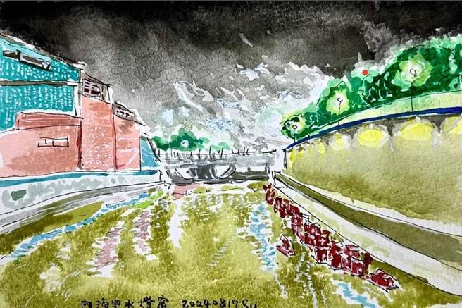 桃园市副市长苏俊宾，半个月来以传承故事和艺术的角度，挖掘出桃园中元节的5大亮点一一手绘分享示眾。(摘自苏俊宾脸书／蔡依珍桃园传真)