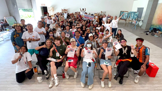 区域原资中心首次联合办理中南区大专校院原住民族青年领袖培育营，由国立中兴大学等6校共同举办。（照片/教育部提供）