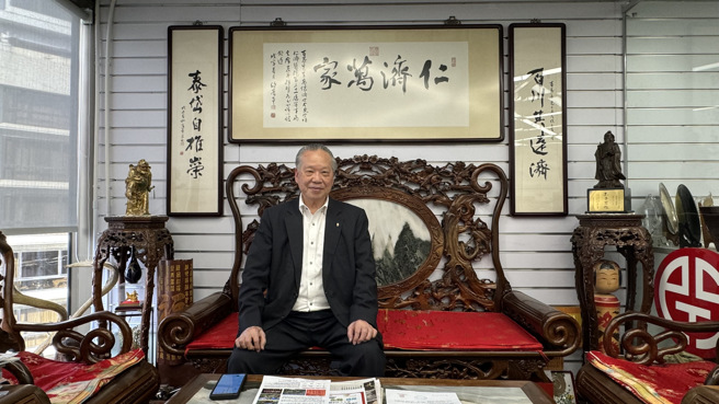 蔡百泰喊話港人：「花蓮恢復了」歡迎前往旅遊。(戴志揚翻攝)