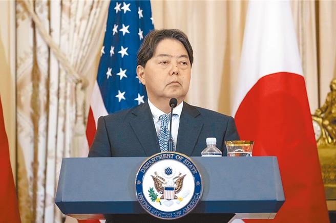日本官房长官林芳正将于3日下午在国会内召开记者会，宣布参选自民党总裁。图为2023年1月林芳正于华盛顿出席记者会。（美联社）