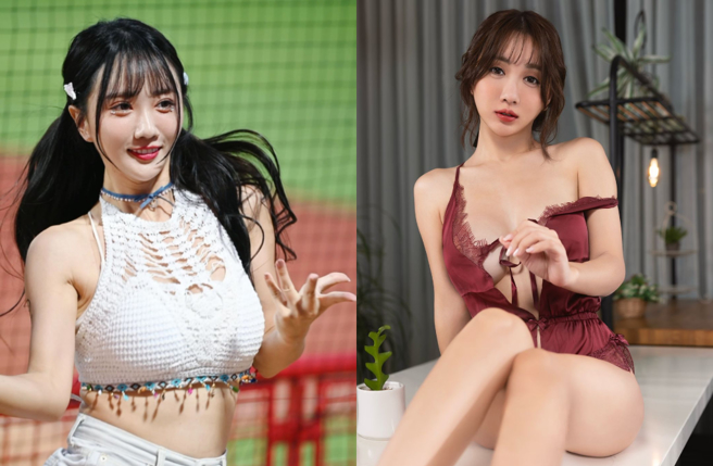 小珍奶身材堪称暴力美学，总是吸引眾多球迷朝圣。（图／小珍奶IG）