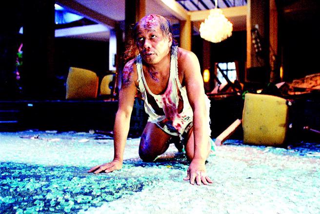 梁小龙在《功夫》中饰演「火云邪神」。（图／中时资料照）