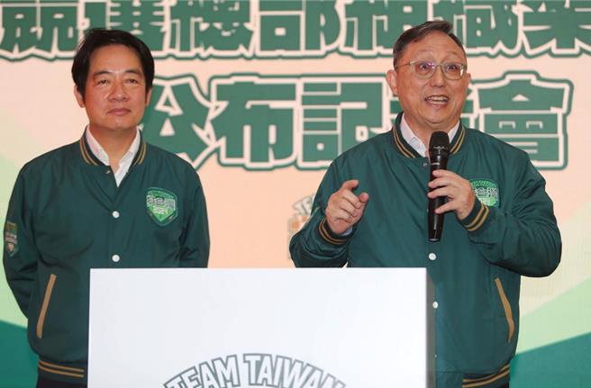 总统府公布大法官提名名单，副院长被提名人为前赖清德竞总主委姚立明（右）。（本报资料照片）