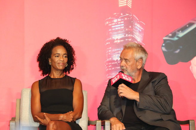 盧貝松夫婦繼《露西》後再次到台灣取景，讓全世界看見台灣的美。（攝／劉安婕）