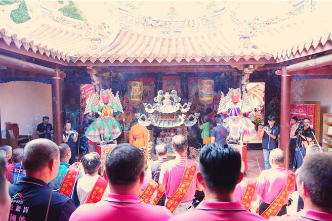 台中市定古蹟大甲文昌祠，今天起展開為期4天的圓醮大典。（台中市政府提供／李京昇台中傳真）