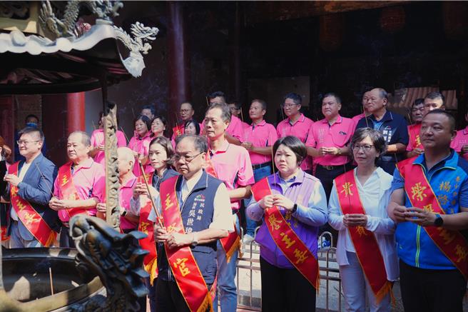 台中市議會副議長顏莉敏等人到場共襄盛舉。（台中市政府提供／李京昇台中傳真）
