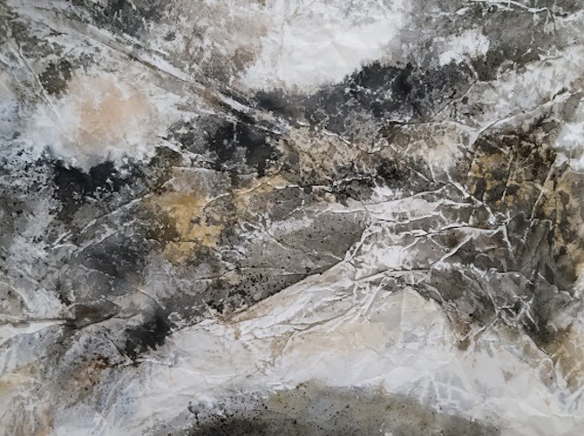 黃昭貴的水墨作品。（圖／沾美藝術庭苑提供）