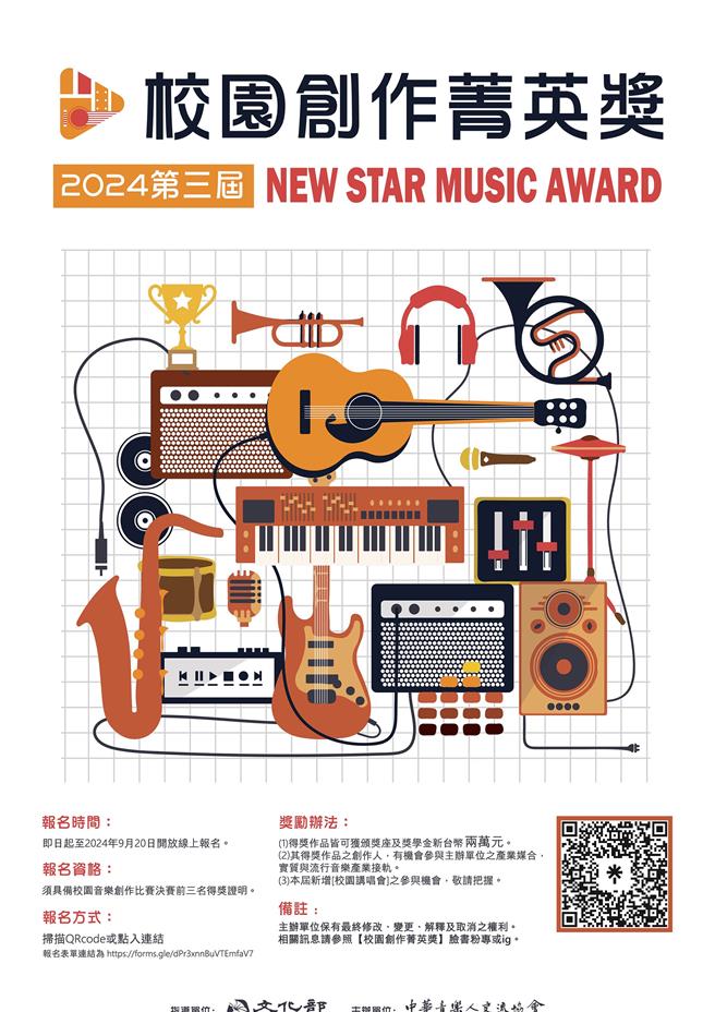 「校园创作菁英奖」日前开放线上报名。（第3届校园创作菁英奖提供）