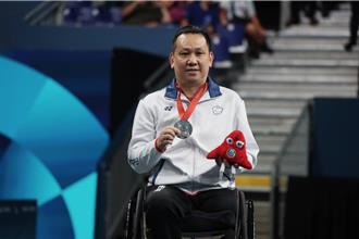 台南程銘志帕運勇奪男單桌球銀牌 南市體育局喜貼紅榜