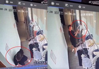 老奶奶「性感內褲」遭竊報案！ 陸警調監視器：男子知道主人是誰嗎？