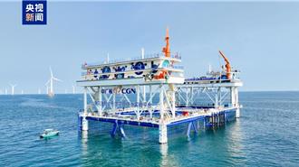 陸首座「風漁融合」型海洋牧場投產 可抗17級超強颱風
