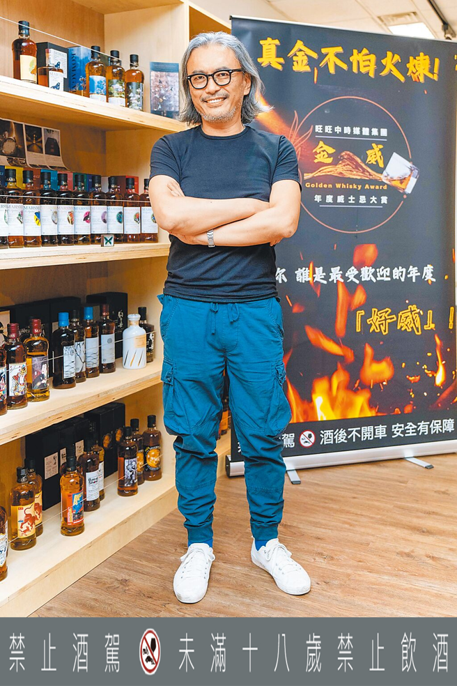 金威獎「生活玩家」盲測評審──非典型建築師與藝術家林淵源。（吳松翰攝）飲酒過量 有礙健康