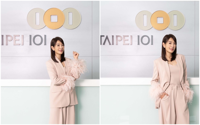 台北101董座贾永婕新官上任。（图／摄自 贾永婕FB）